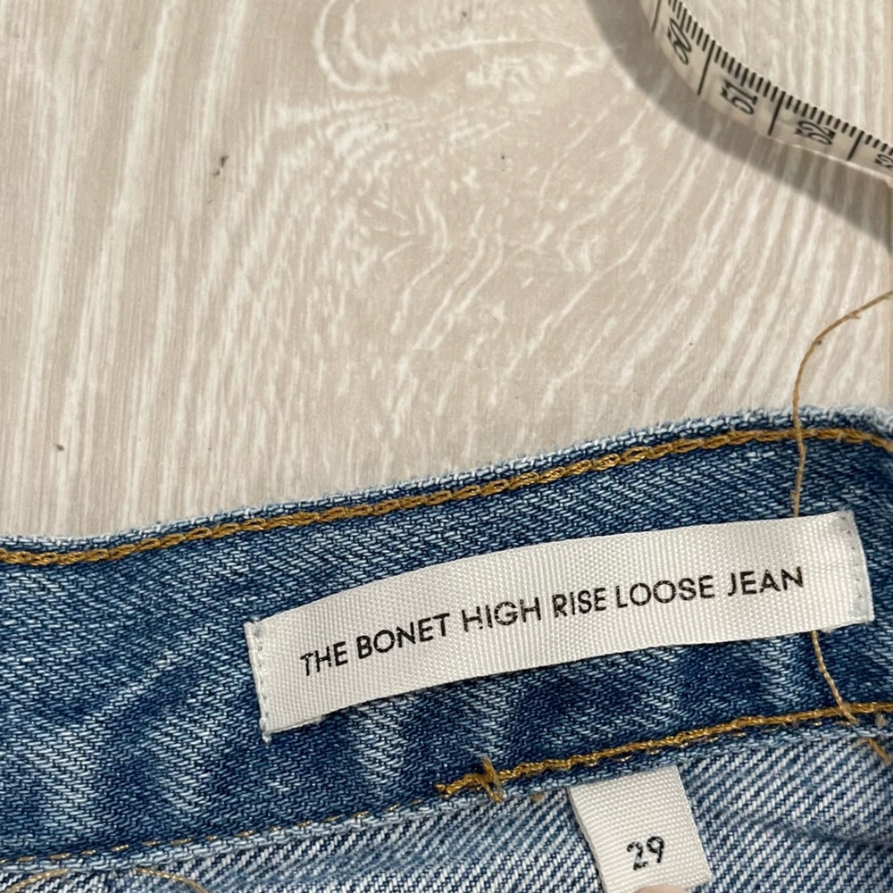 Denim Forum High-Rise Light Blue Distressed Jeans - Picture 11 of 15